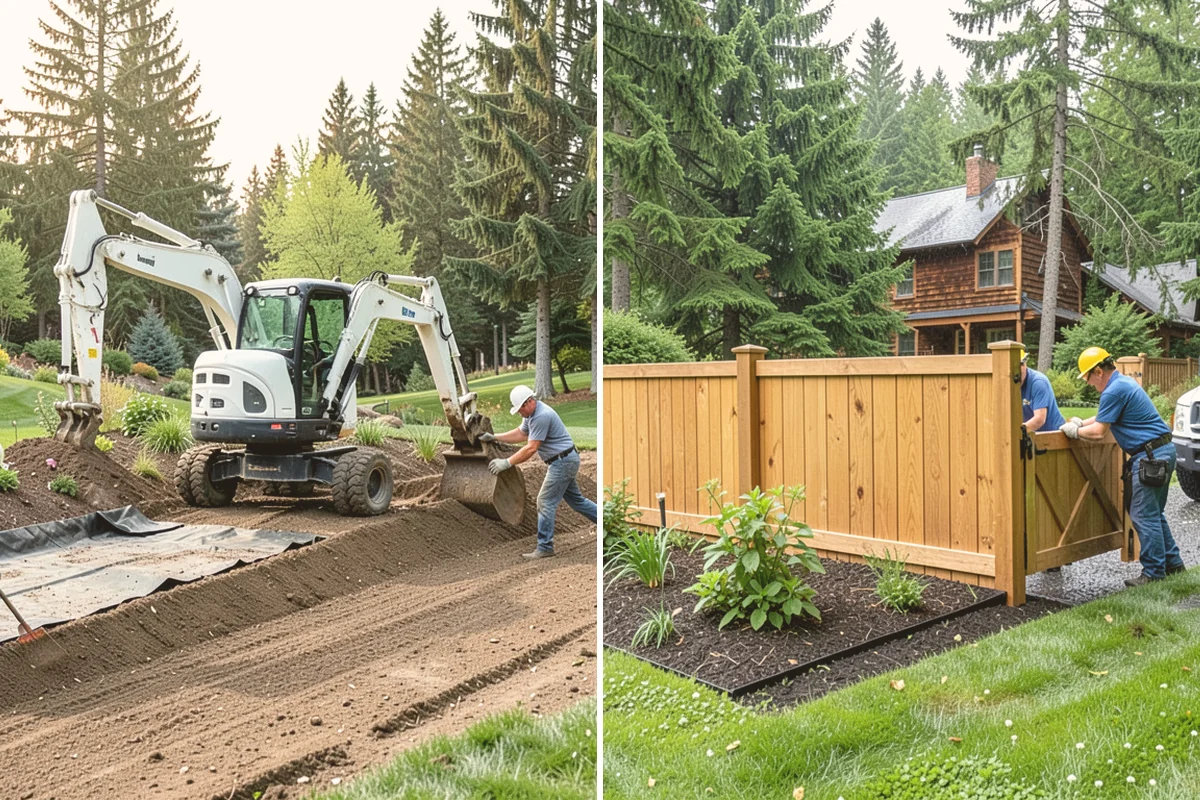 Grading for Drainage in Stanwood, Snohomish County, WA - Assess water flow and problem areas