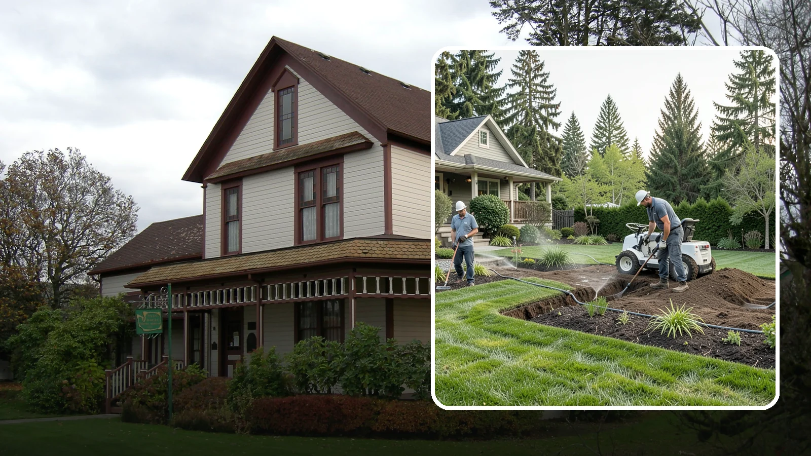 Grading for Drainage in Sumner, Pierce County, WA - Targeted grading that reshapes the ground to move water away from your home and eliminate wet spots.