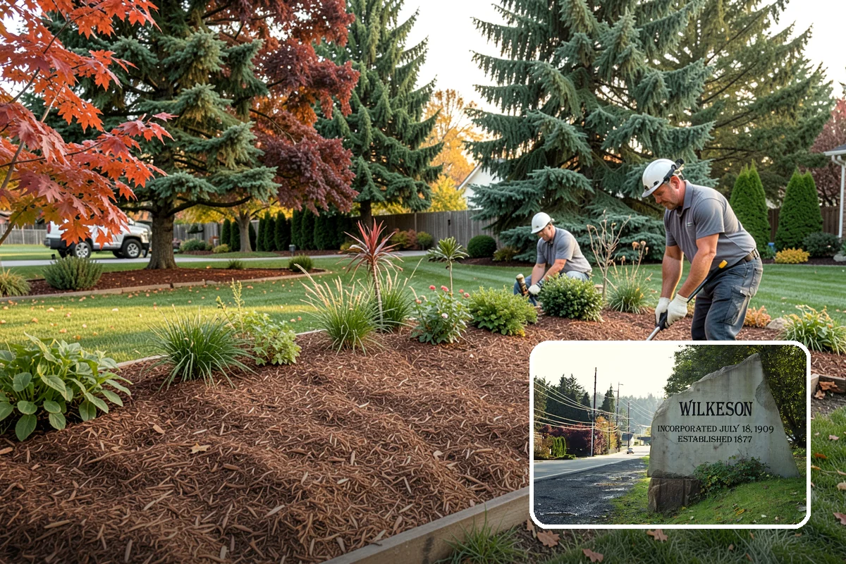 Grading for Drainage in Wilkeson, Pierce County, WA - Moves water away from the house