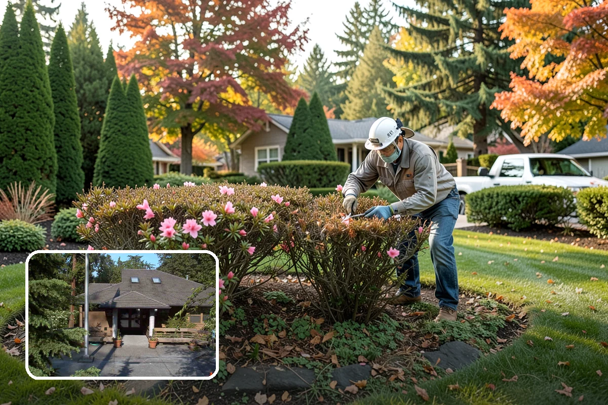 Grading for Drainage in Yarrow Point, King County, WA - Moves water away from the house