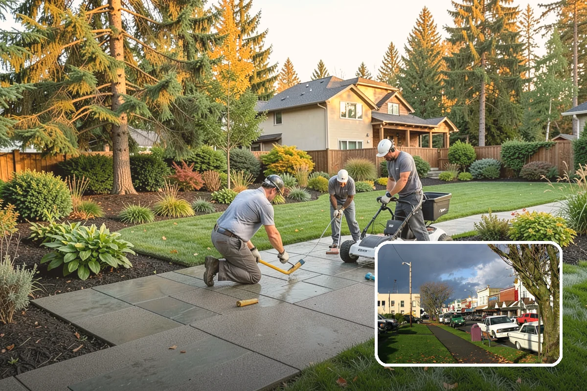 Granite Paver Installation in Arlington, Snohomish County, WA - Extremely hard and abrasion-resistant surface