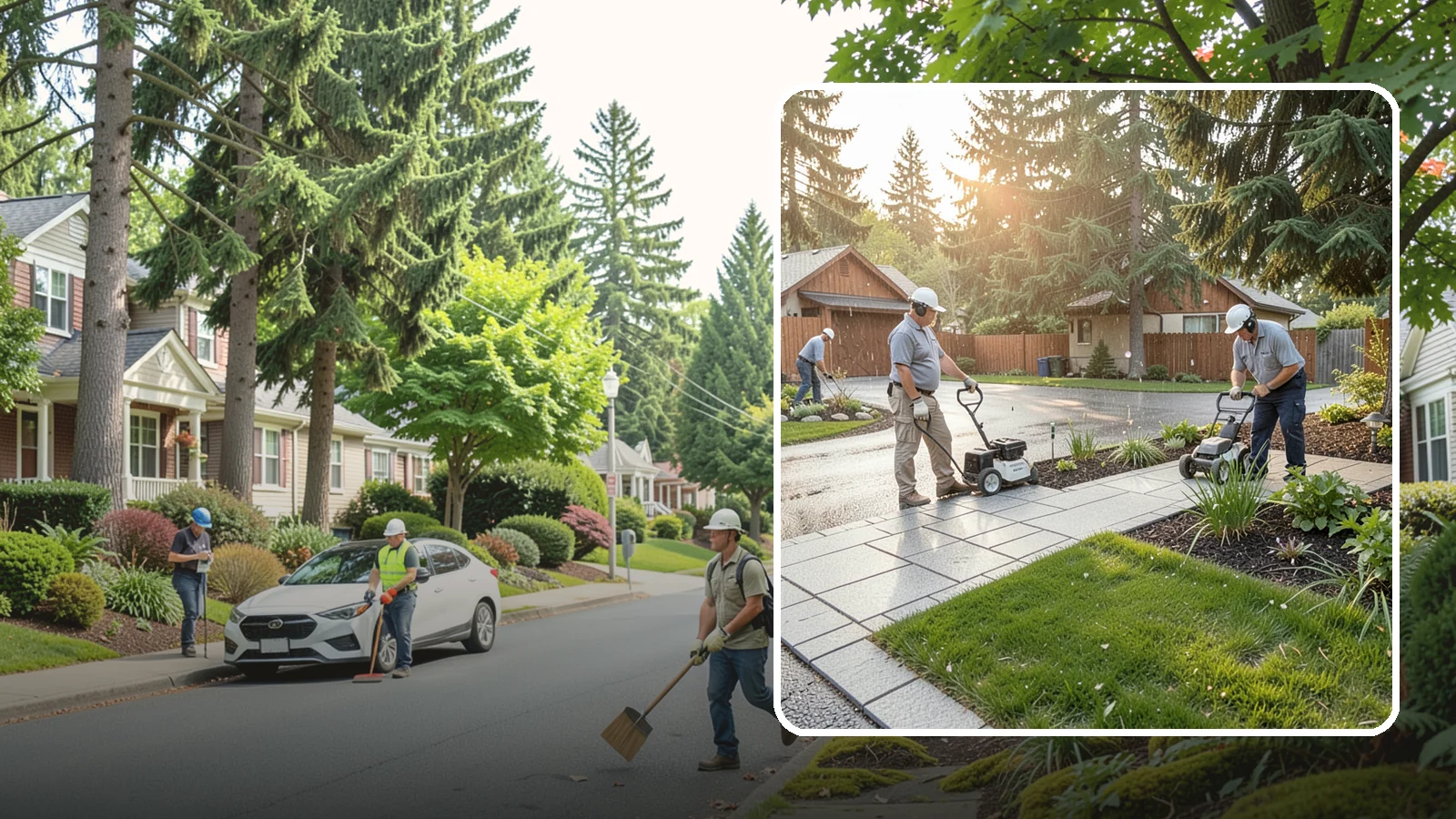 Granite Paver Installation in Beaux Arts Village, King County, WA - Ultra-hard granite pavers with superb color permanence and traction, built for demanding Northwest driveways, steps, and entries.