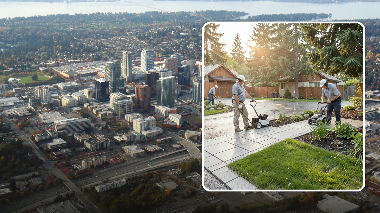 Granite Paver Installation in Bellevue, King County, WA - Ultra-hard granite pavers with superb color permanence and traction, built for demanding Northwest driveways, steps, and entries.