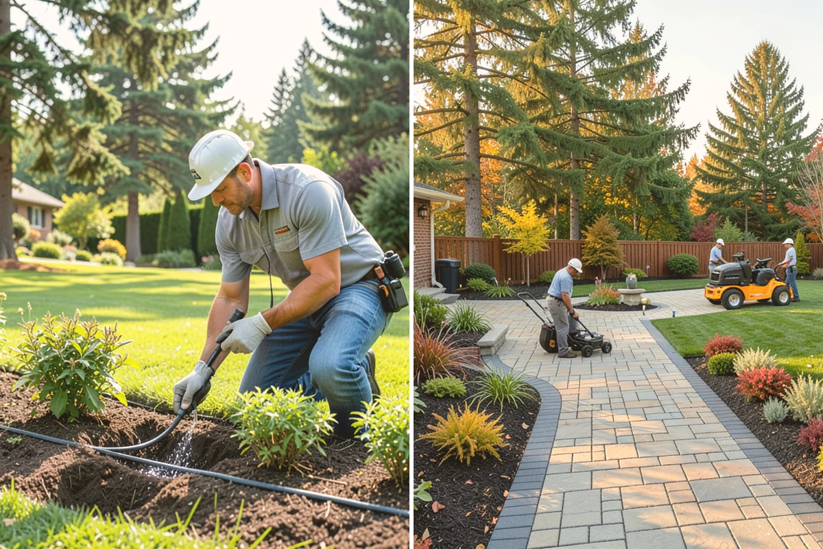 Granite Paver Installation in Bellevue, King County, WA - Confirm layout, finish, and drainage plan