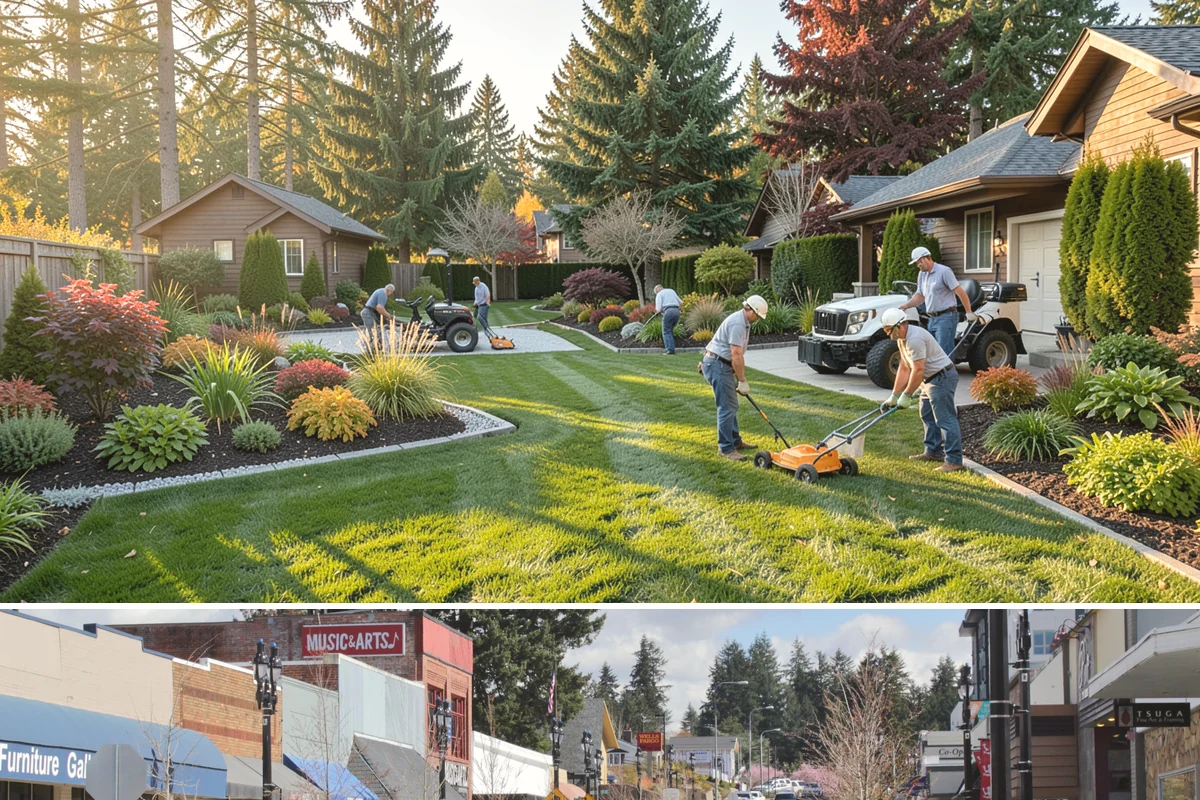 Granite Paver Installation in Bothell, King County, WA - Best installed spring through fall so the base compacts dry, though dense granite tolerates our wet climate exceptionally well...