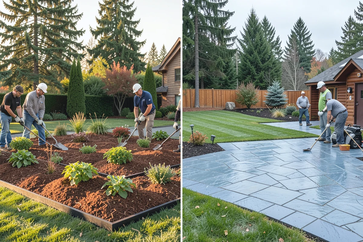 Granite Paver Installation in Buckley, Pierce County, WA - Confirm layout, finish, and drainage plan