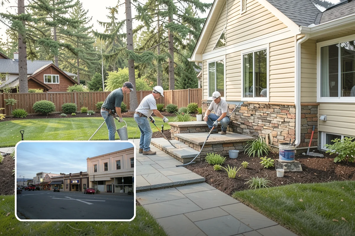 Granite Paver Installation in Burlington, Skagit County, WA - Extremely hard and abrasion-resistant surface