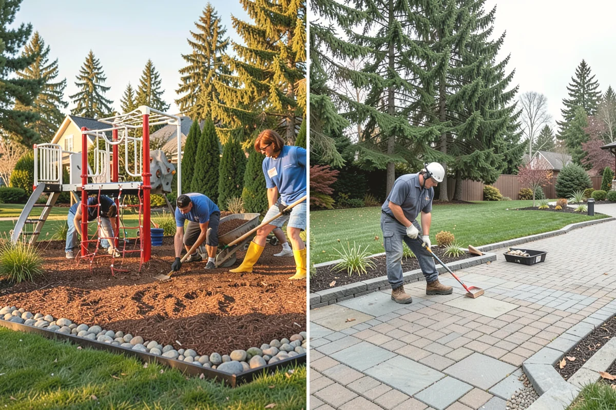 Granite Paver Installation in Carbonado, Pierce County, WA - Confirm layout, finish, and drainage plan