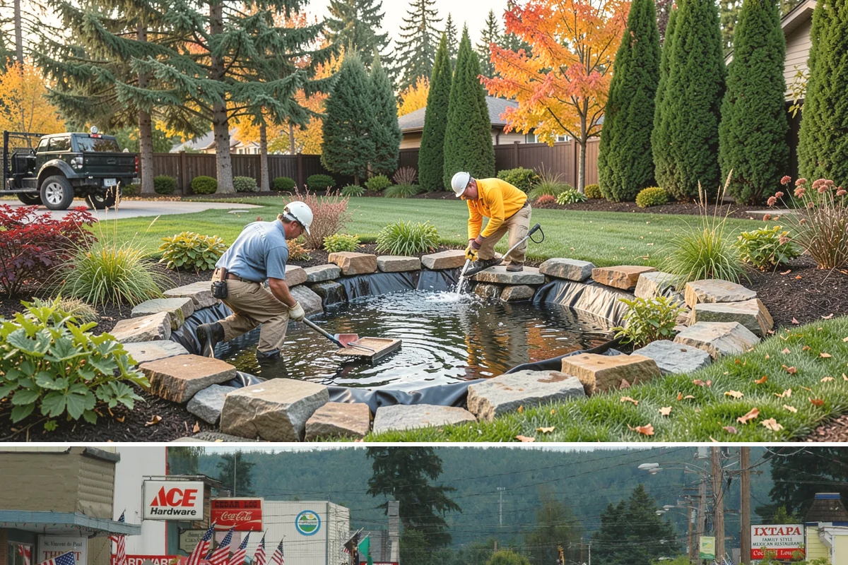 Granite Paver Installation in Carnation, King County, WA - Best installed spring through fall so the base compacts dry, though dense granite tolerates our wet climate exceptionally well...
