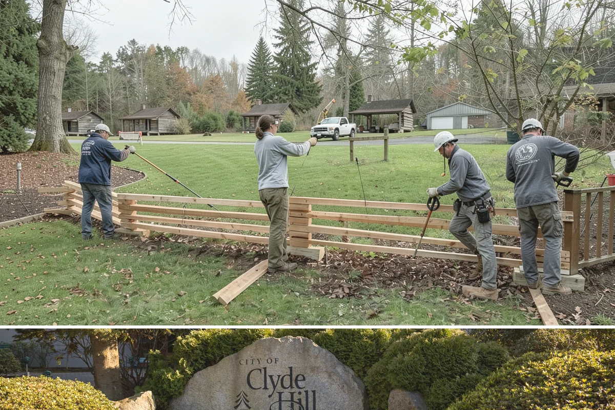 Granite Paver Installation in Clyde Hill, King County, WA - Best installed spring through fall so the base compacts dry, though dense granite tolerates our wet climate exceptionally well...