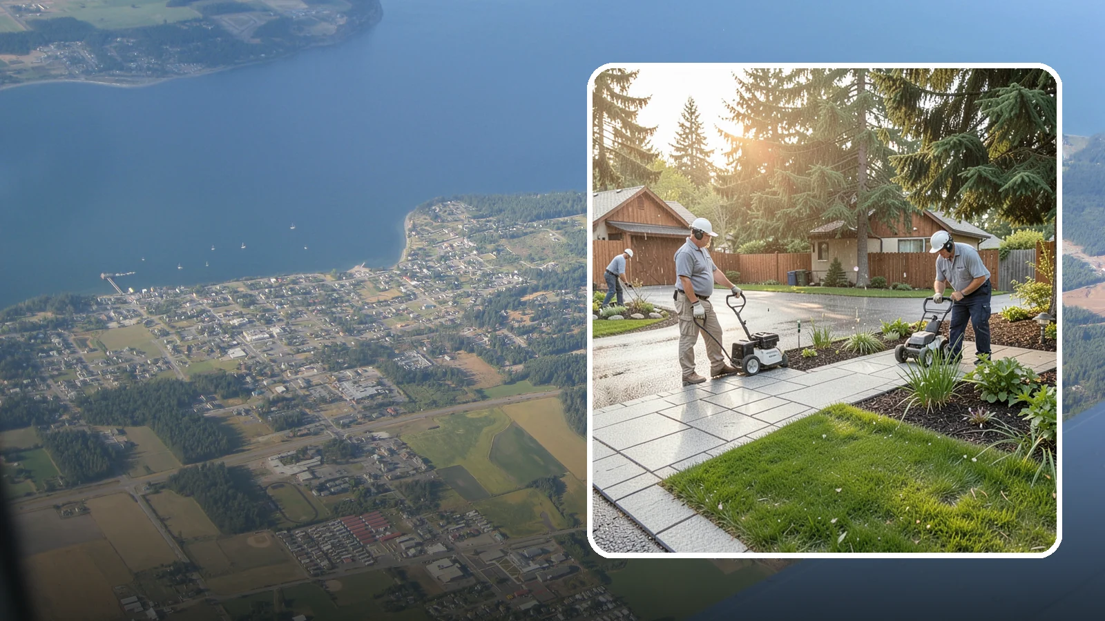 Granite Paver Installation in Coupeville, Island County, WA - Ultra-hard granite pavers with superb color permanence and traction, built for demanding Northwest driveways, steps, and entries.