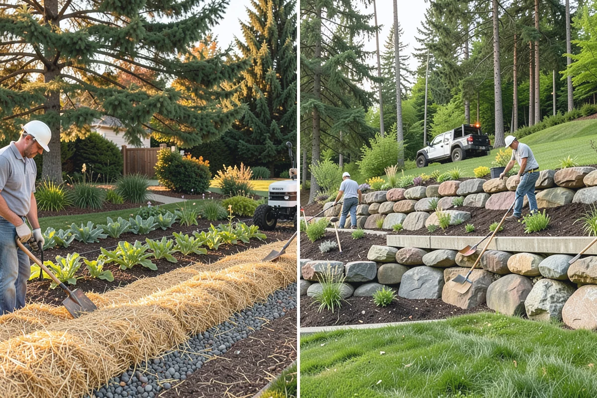 Granite Paver Installation in Coupeville, Island County, WA - Confirm layout, finish, and drainage plan