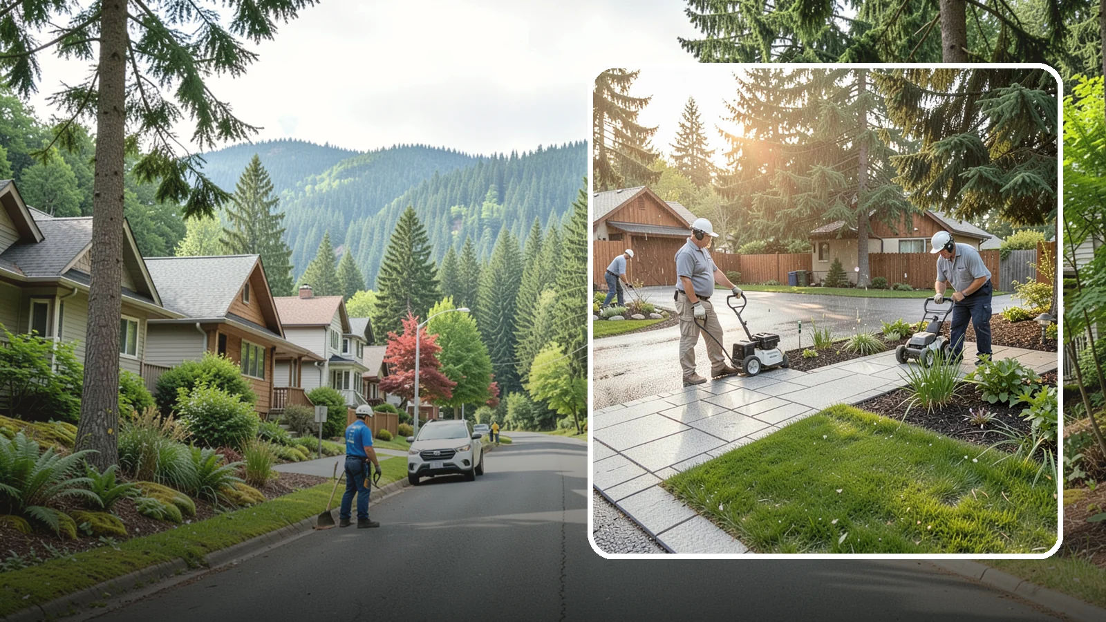 Granite Paver Installation in Darrington, Snohomish County, WA - Ultra-hard granite pavers with superb color permanence and traction, built for demanding Northwest driveways, steps, and entries.