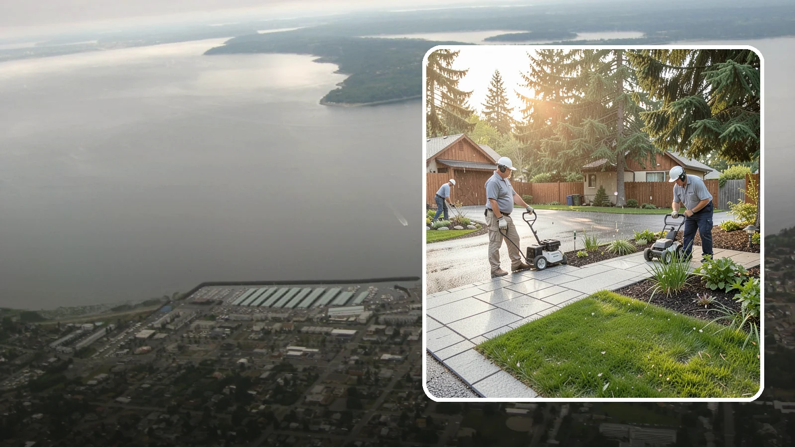 Granite Paver Installation in Des Moines, King County, WA - Ultra-hard granite pavers with superb color permanence and traction, built for demanding Northwest driveways, steps, and entries.