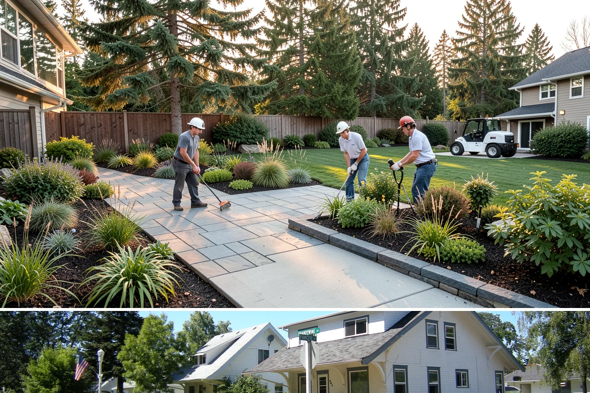 Granite Paver Installation in DuPont, Pierce County, WA - Best installed spring through fall so the base compacts dry, though dense granite tolerates our wet climate exceptionally well...