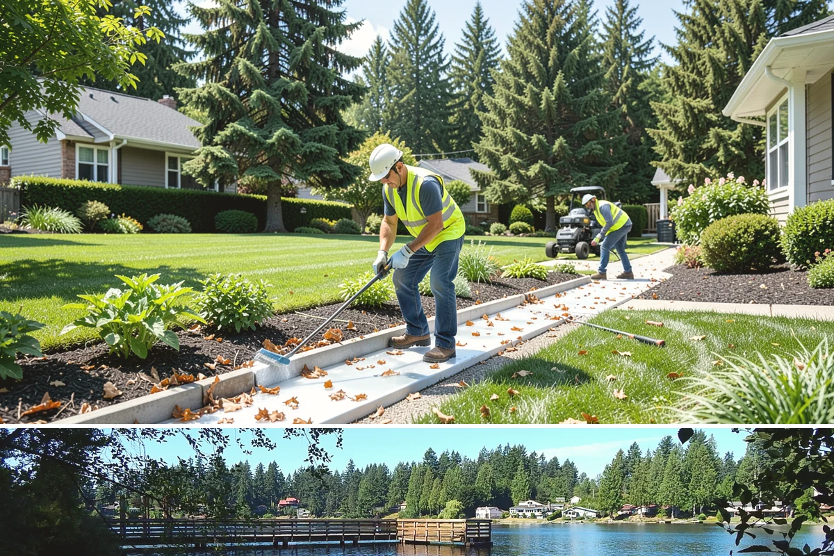 Granite Paver Installation in Federal Way, King County, WA - Best installed spring through fall so the base compacts dry, though dense granite tolerates our wet climate exceptionally well...
