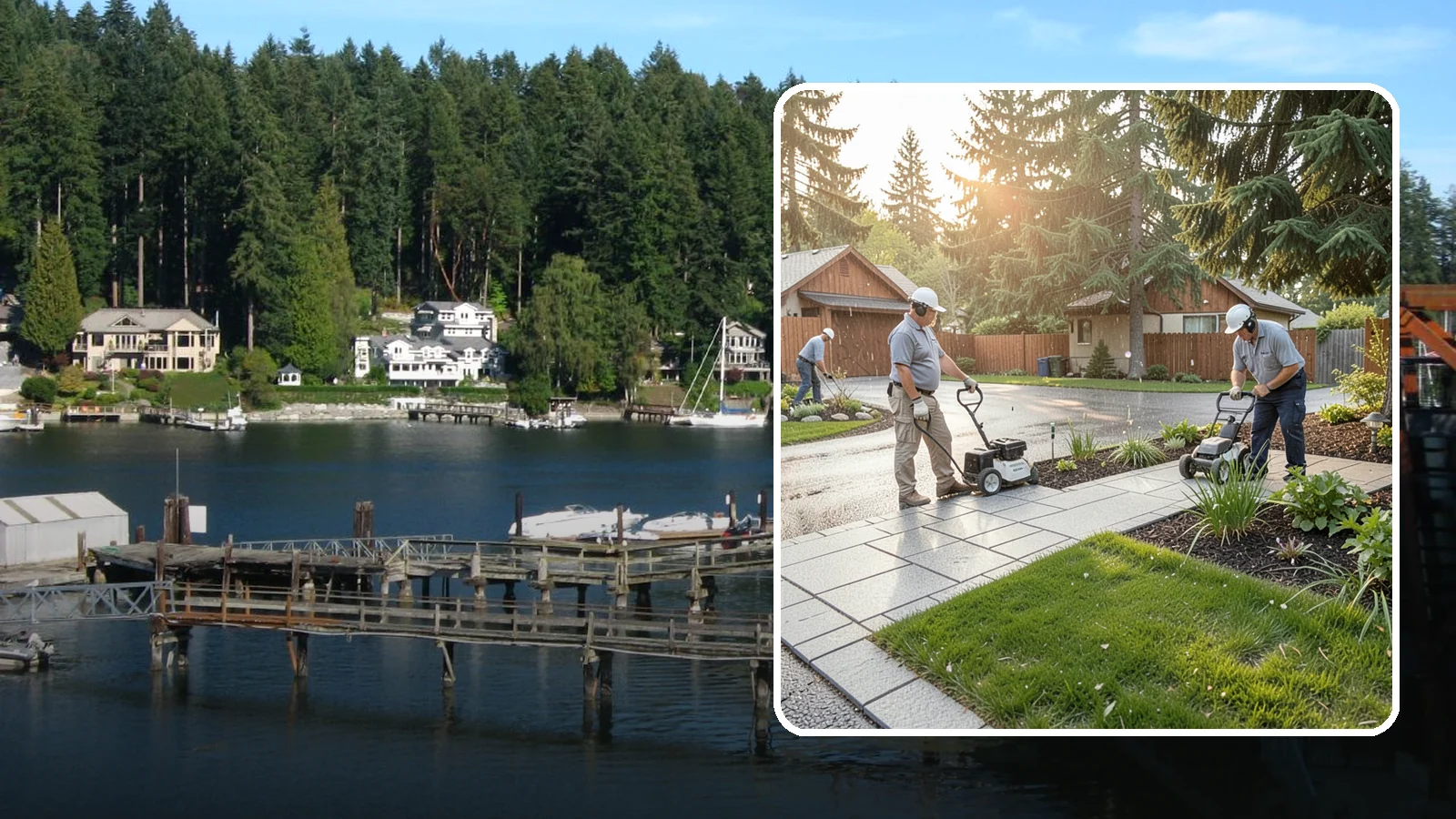 Granite Paver Installation in Gig Harbor, Pierce County, WA - Ultra-hard granite pavers with superb color permanence and traction, built for demanding Northwest driveways, steps, and entries.