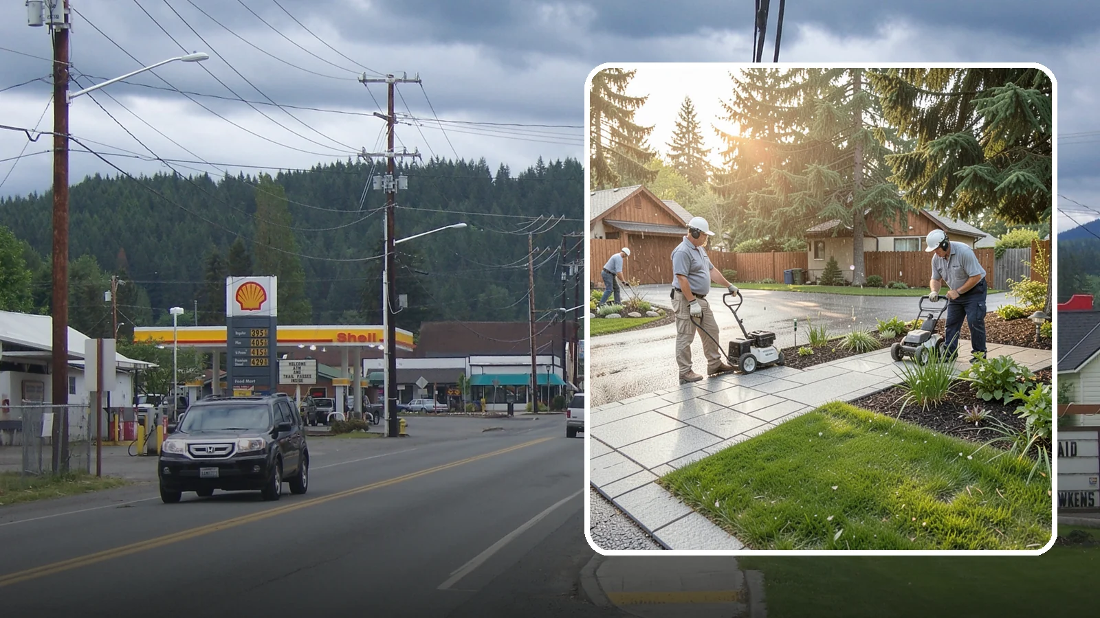 Granite Paver Installation in Granite Falls, Snohomish County, WA - Ultra-hard granite pavers with superb color permanence and traction, built for demanding Northwest driveways, steps, and entries.