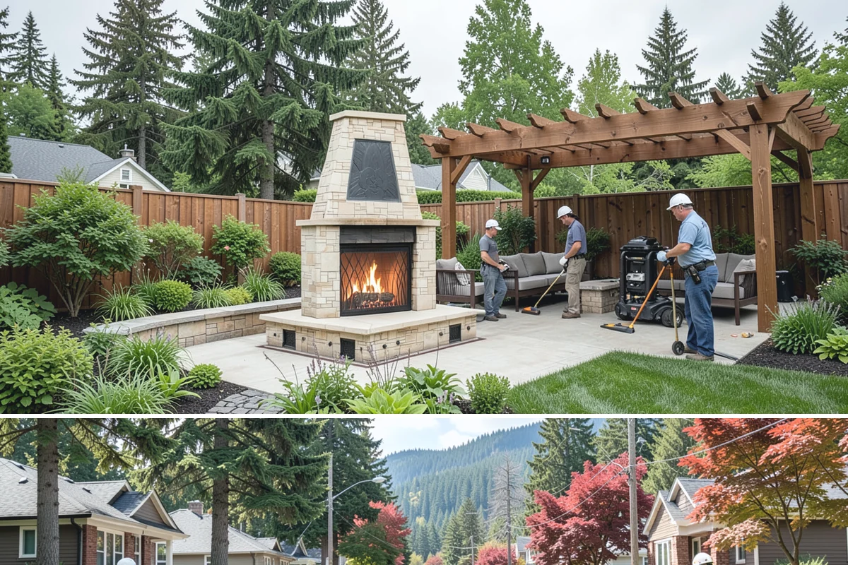 Granite Paver Installation in Hunts Point, King County, WA - Best installed spring through fall so the base compacts dry, though dense granite tolerates our wet climate exceptionally well...