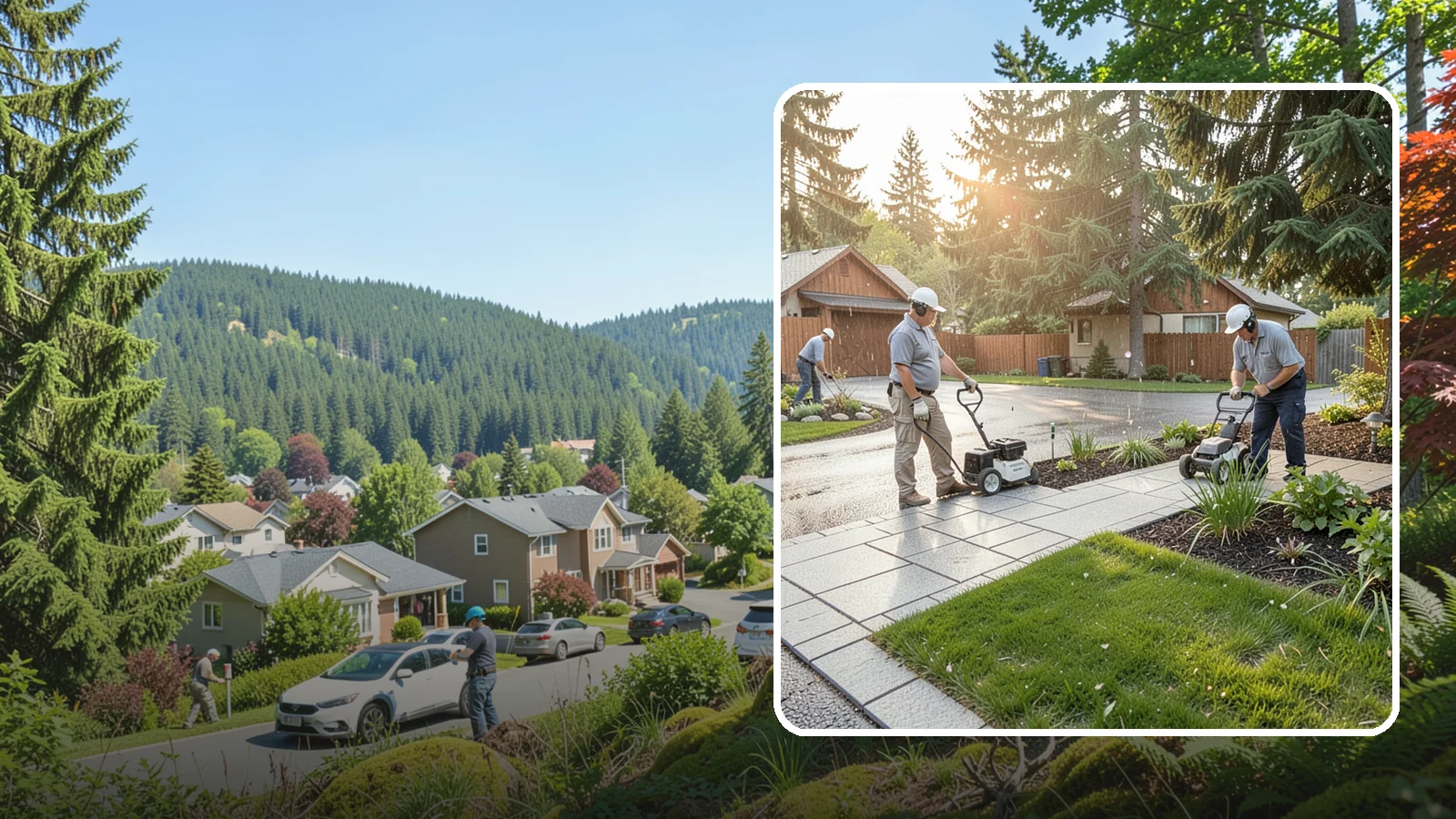 Granite Paver Installation in Index, Snohomish County, WA - Ultra-hard granite pavers with superb color permanence and traction, built for demanding Northwest driveways, steps, and entries.