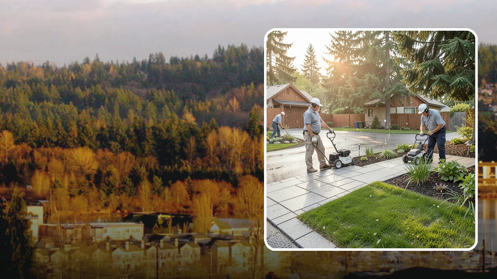 Granite Paver Installation in Kenmore, King County, WA - Ultra-hard granite pavers with superb color permanence and traction, built for demanding Northwest driveways, steps, and entries.