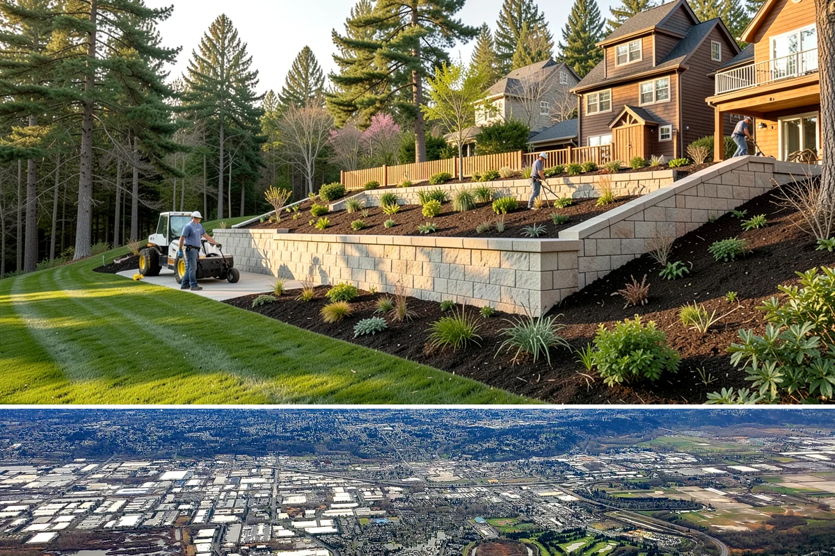 Granite Paver Installation in Kent, King County, WA - Best installed spring through fall so the base compacts dry, though dense granite tolerates our wet climate exceptionally well...