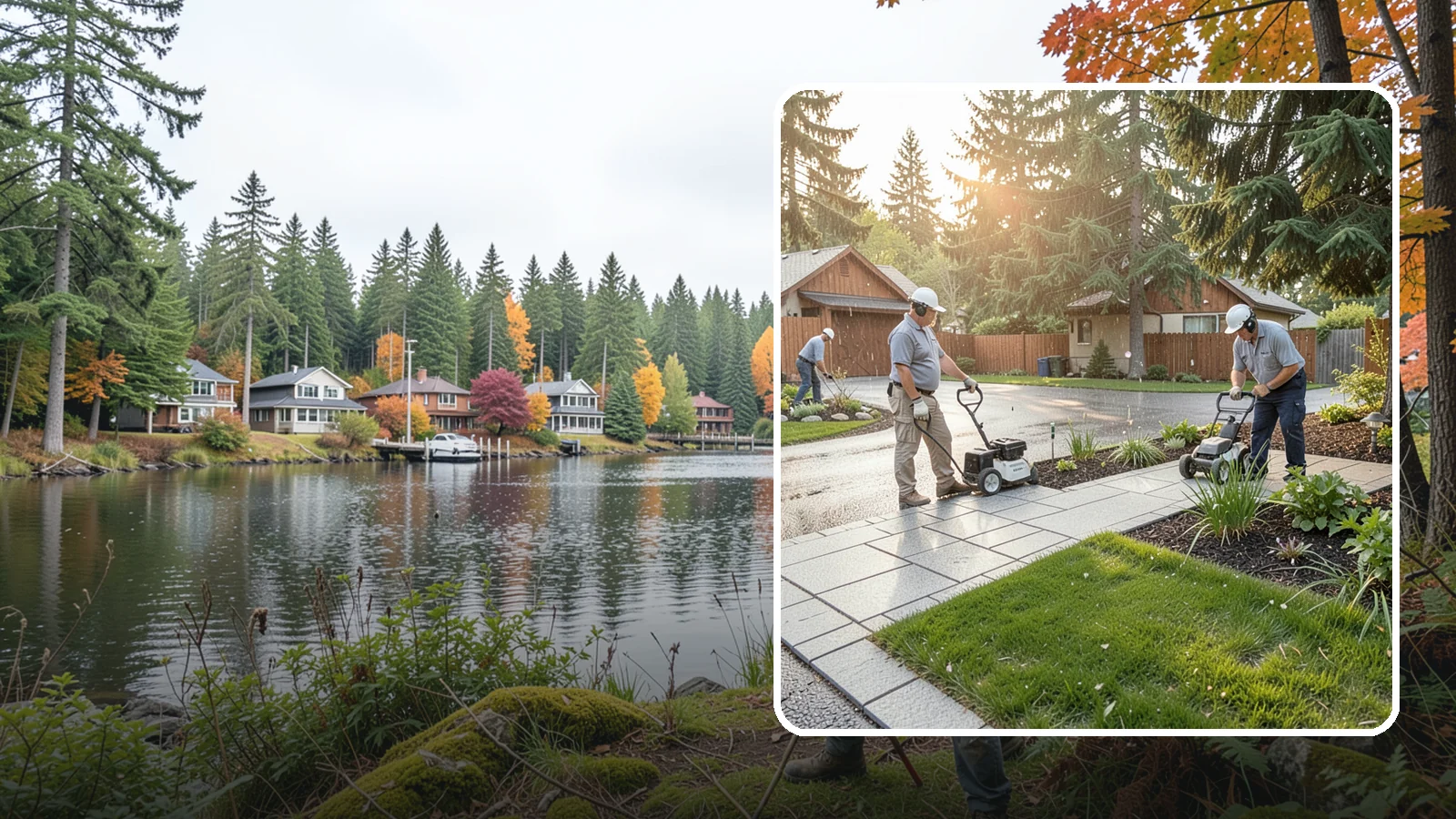 Granite Paver Installation in La Conner, Skagit County, WA - Ultra-hard granite pavers with superb color permanence and traction, built for demanding Northwest driveways, steps, and entries.