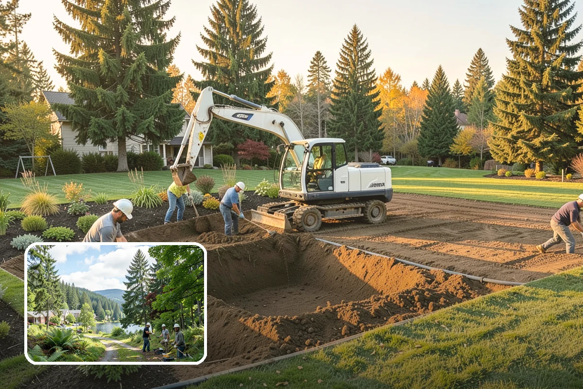 Granite Paver Installation in Lake Forest Park, King County, WA - Extremely hard and abrasion-resistant surface