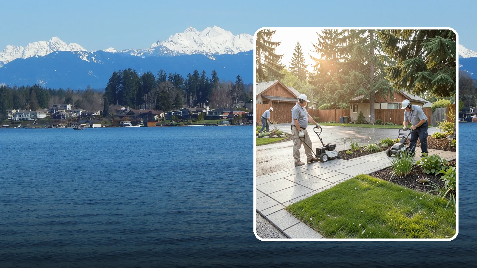 Granite Paver Installation in Lake Stevens, Snohomish County, WA - Ultra-hard granite pavers with superb color permanence and traction, built for demanding Northwest driveways, steps, and entries.
