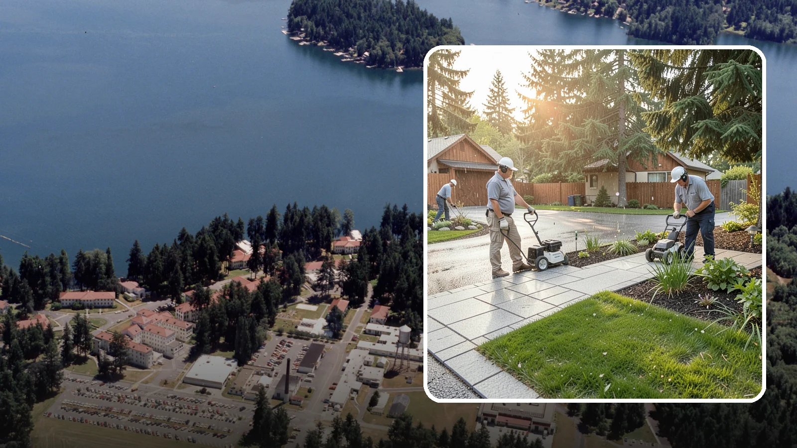 Granite Paver Installation in Lakewood, Pierce County, WA - Ultra-hard granite pavers with superb color permanence and traction, built for demanding Northwest driveways, steps, and entries.