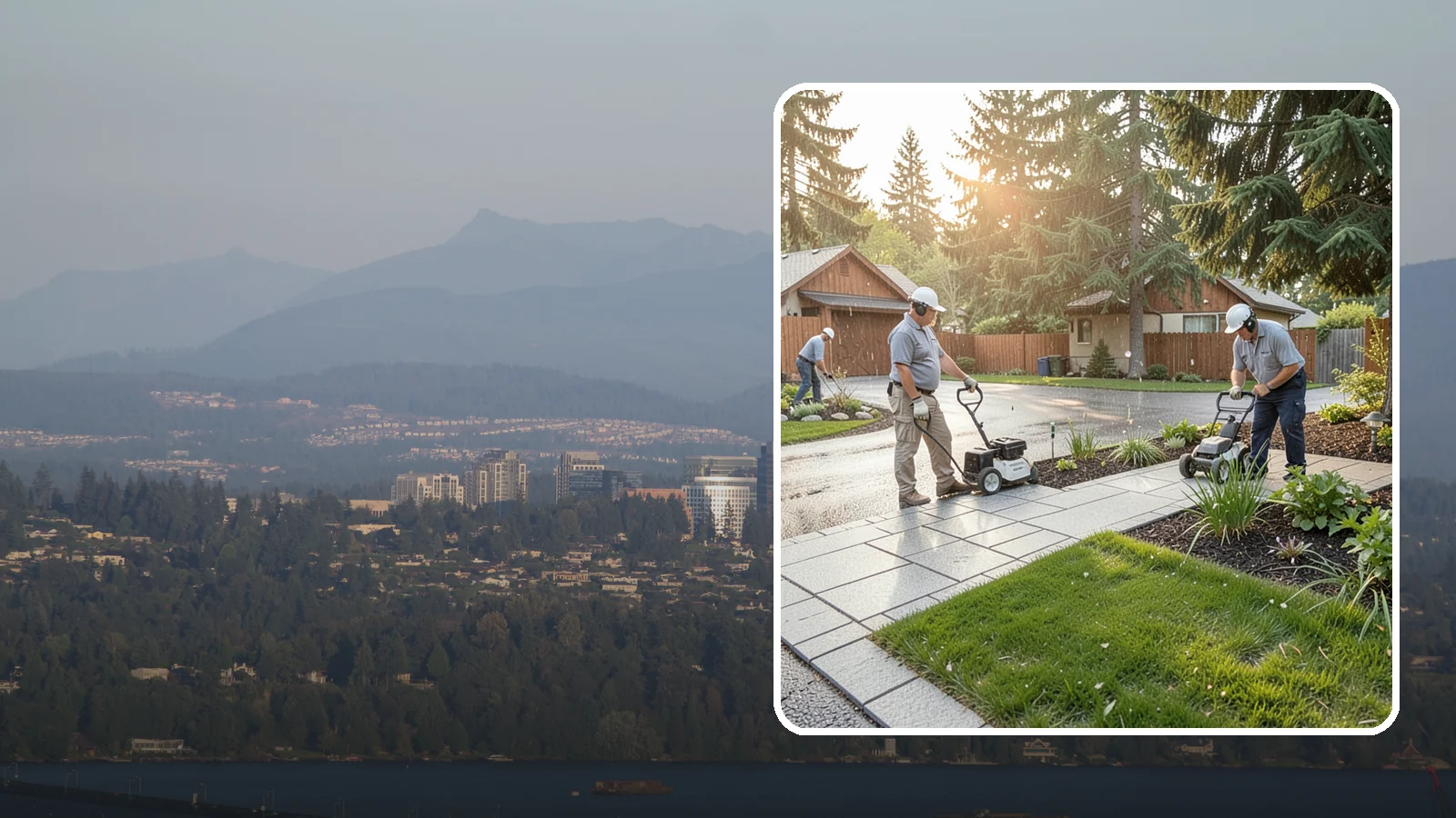 Granite Paver Installation in Medina, King County, WA - Ultra-hard granite pavers with superb color permanence and traction, built for demanding Northwest driveways, steps, and entries.