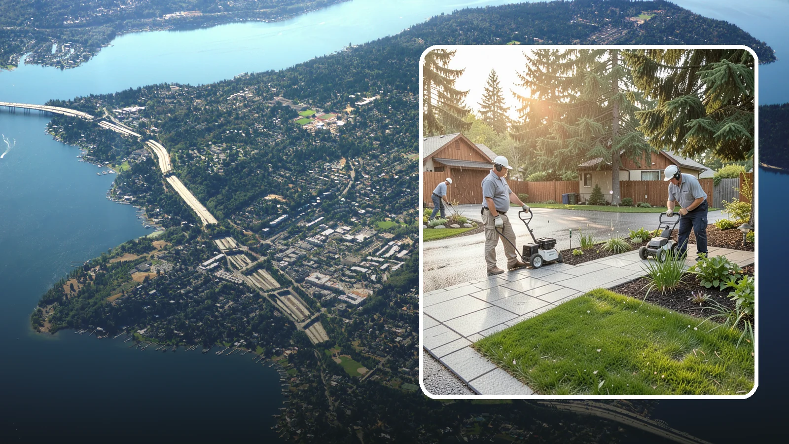 Granite Paver Installation in Mercer Island, King County, WA - Ultra-hard granite pavers with superb color permanence and traction, built for demanding Northwest driveways, steps, and entries.