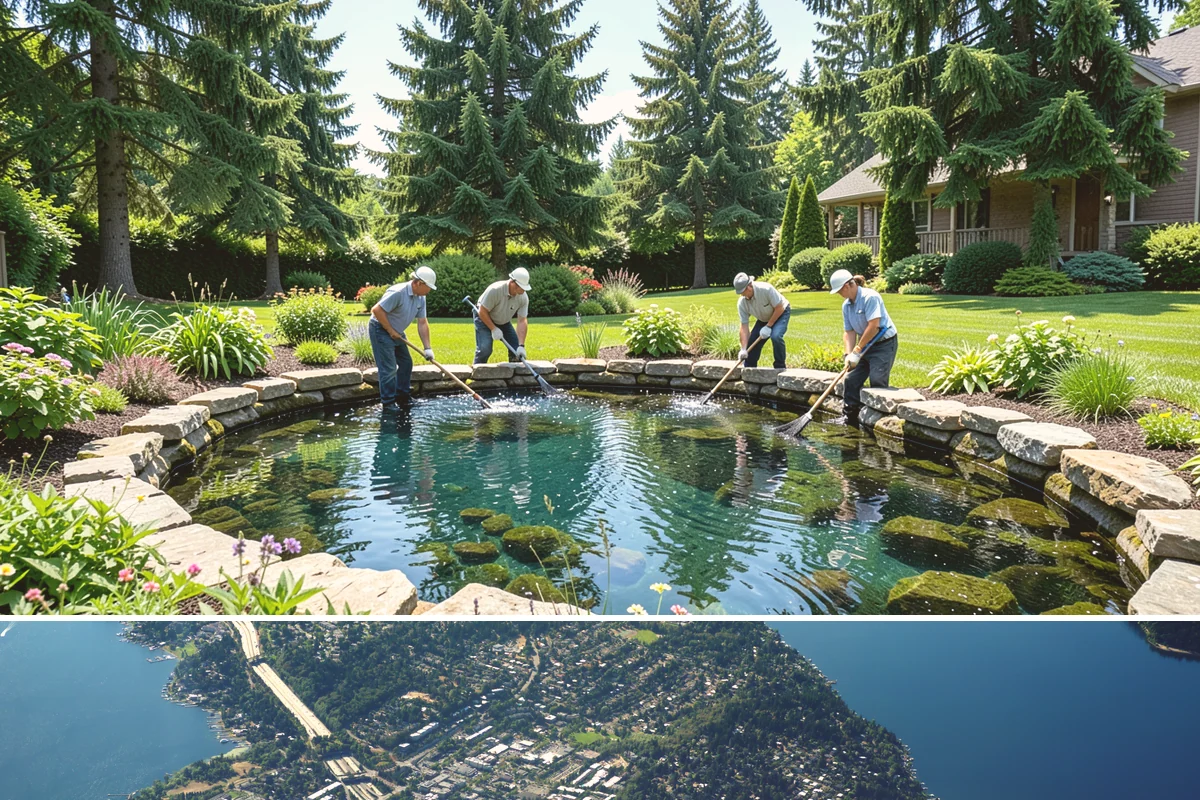 Granite Paver Installation in Mercer Island, King County, WA - Best installed spring through fall so the base compacts dry, though dense granite tolerates our wet climate exceptionally well...