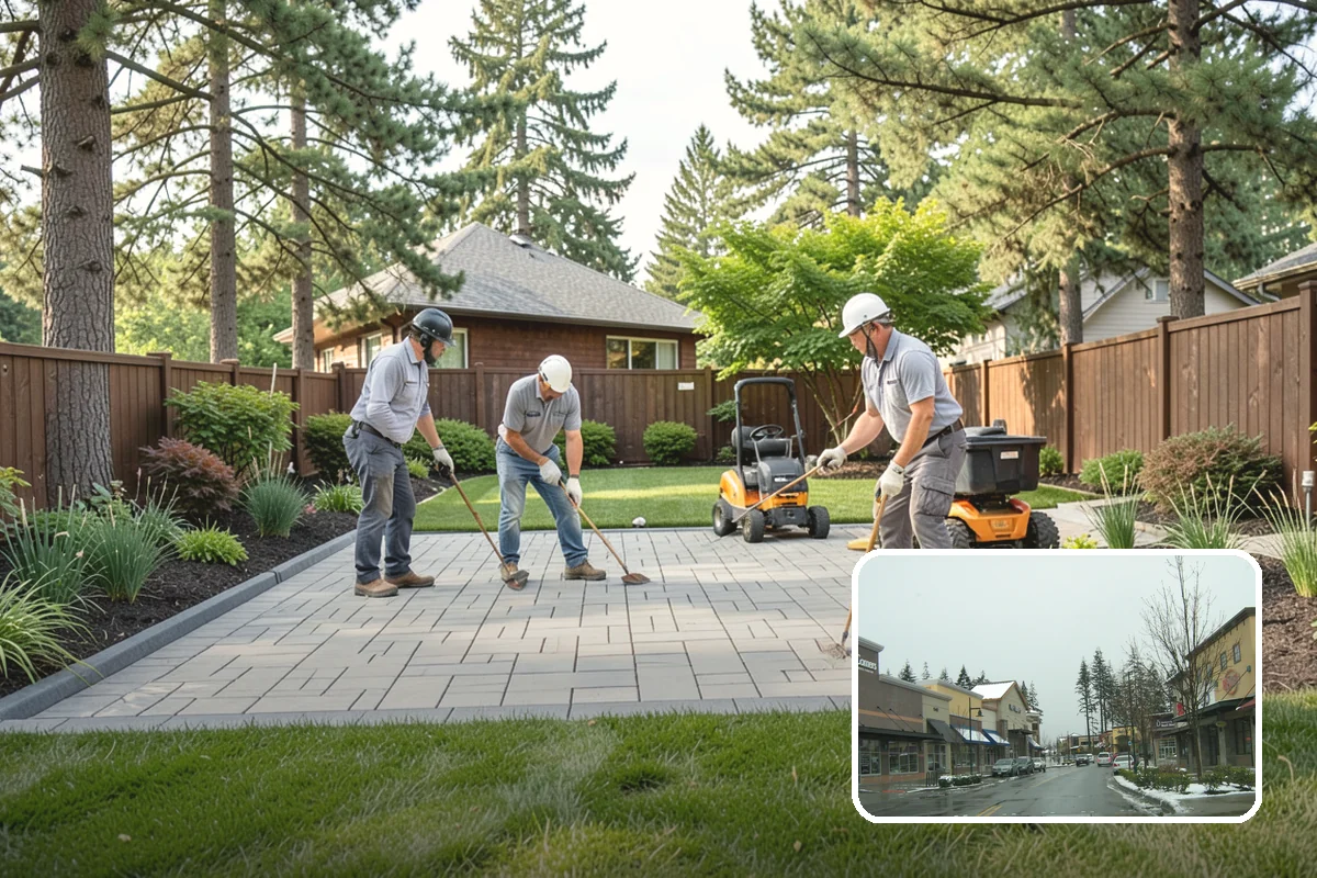 Granite Paver Installation in Mill Creek, Snohomish County, WA - Extremely hard and abrasion-resistant surface