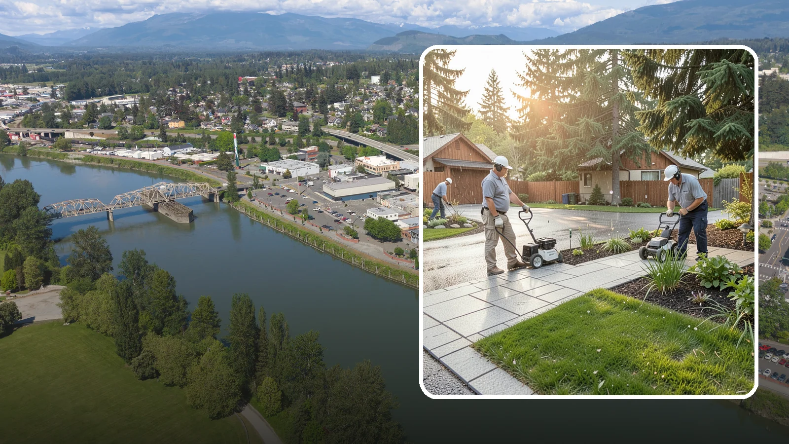Granite Paver Installation in Mount Vernon, Skagit County, WA - Ultra-hard granite pavers with superb color permanence and traction, built for demanding Northwest driveways, steps, and entries.