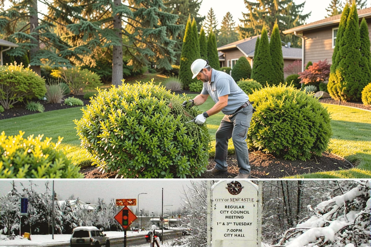 Granite Paver Installation in Newcastle, King County, WA - Best installed spring through fall so the base compacts dry, though dense granite tolerates our wet climate exceptionally well...