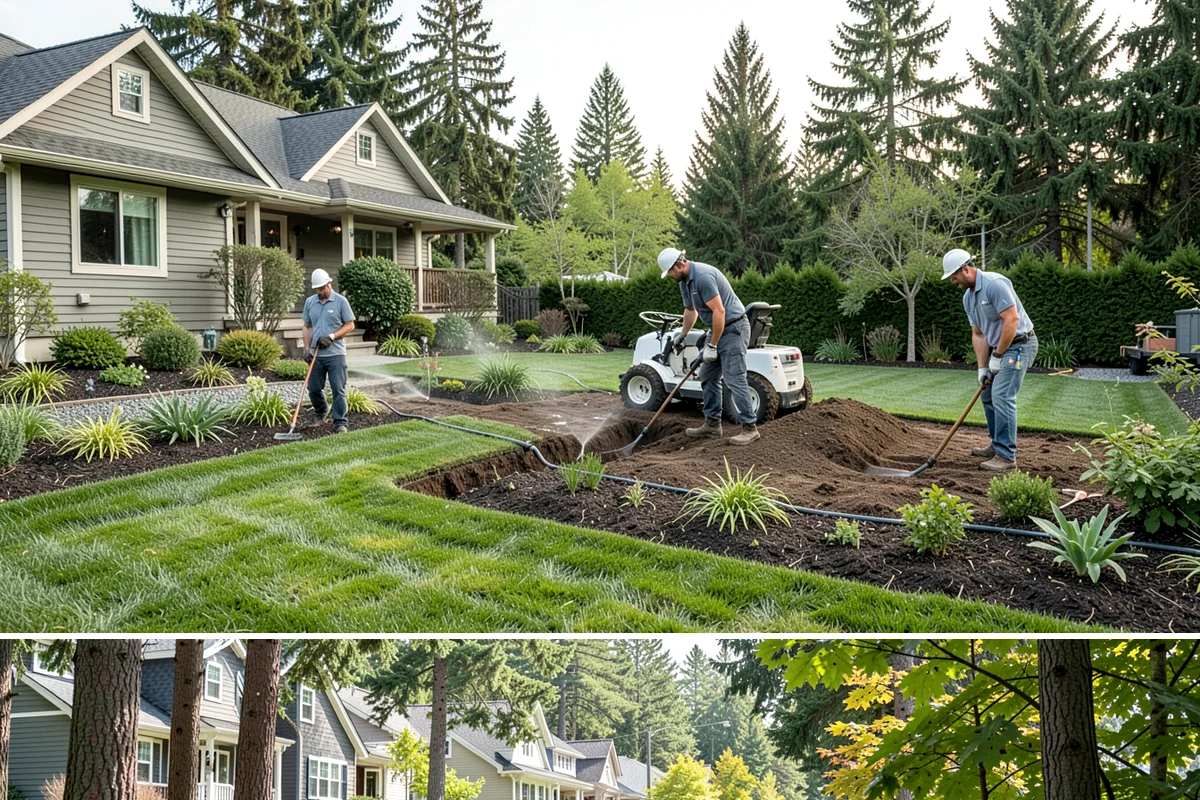 Granite Paver Installation in Normandy Park, King County, WA - Best installed spring through fall so the base compacts dry, though dense granite tolerates our wet climate exceptionally well...