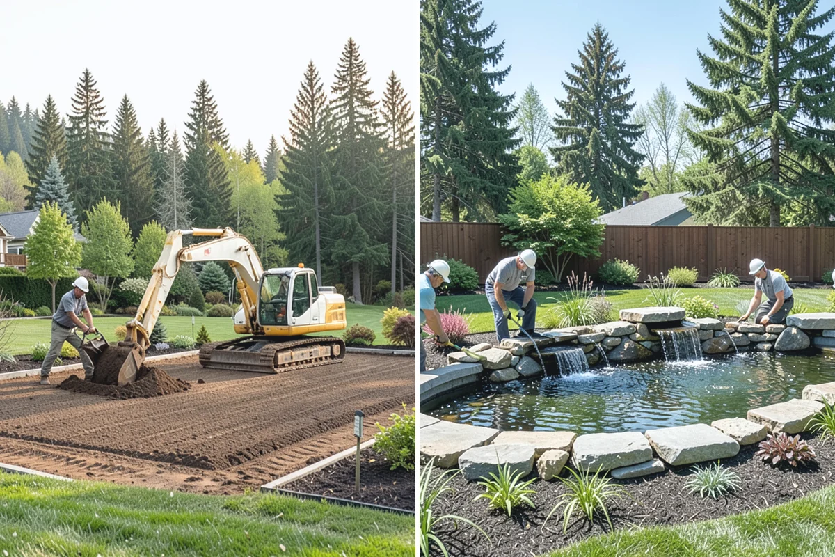 Granite Paver Installation in Renton, King County, WA - Confirm layout, finish, and drainage plan