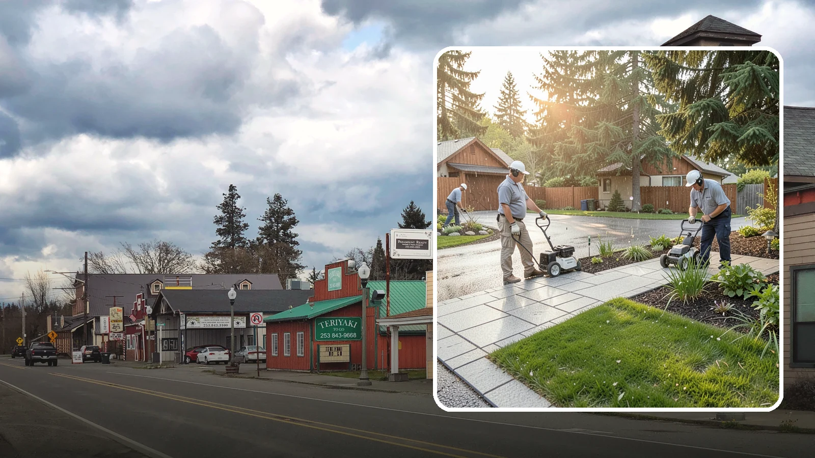 Granite Paver Installation in Roy, Pierce County, WA - Ultra-hard granite pavers with superb color permanence and traction, built for demanding Northwest driveways, steps, and entries.