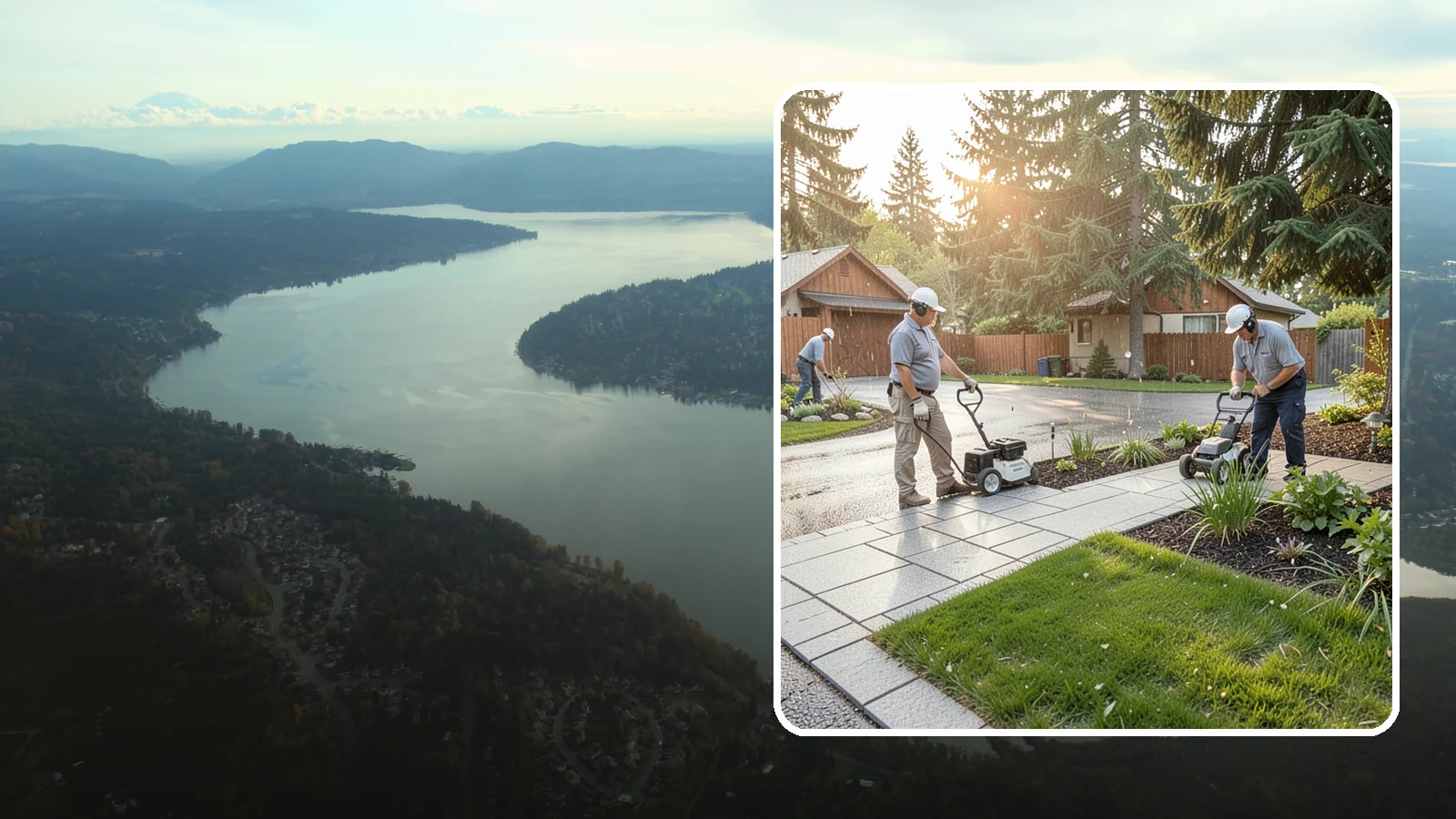 Granite Paver Installation in Sammamish, King County, WA - Ultra-hard granite pavers with superb color permanence and traction, built for demanding Northwest driveways, steps, and entries.