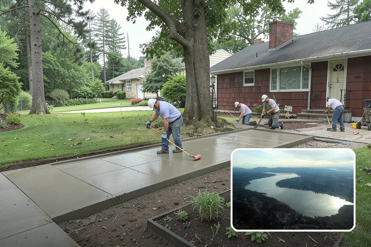 Granite Paver Installation in Sammamish, King County, WA - Extremely hard and abrasion-resistant surface