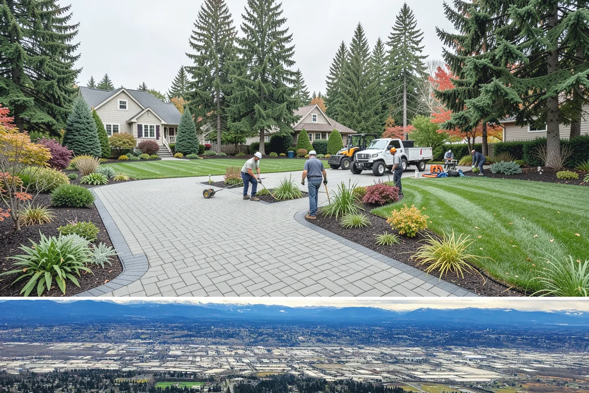 Granite Paver Installation in SeaTac, King County, WA - Best installed spring through fall so the base compacts dry, though dense granite tolerates our wet climate exceptionally well...
