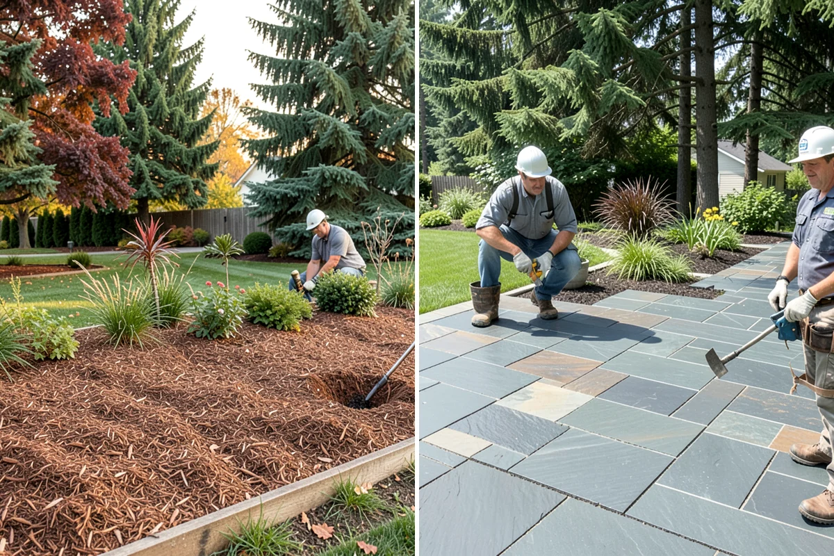 Granite Paver Installation in Seattle, King County, WA - Confirm layout, finish, and drainage plan