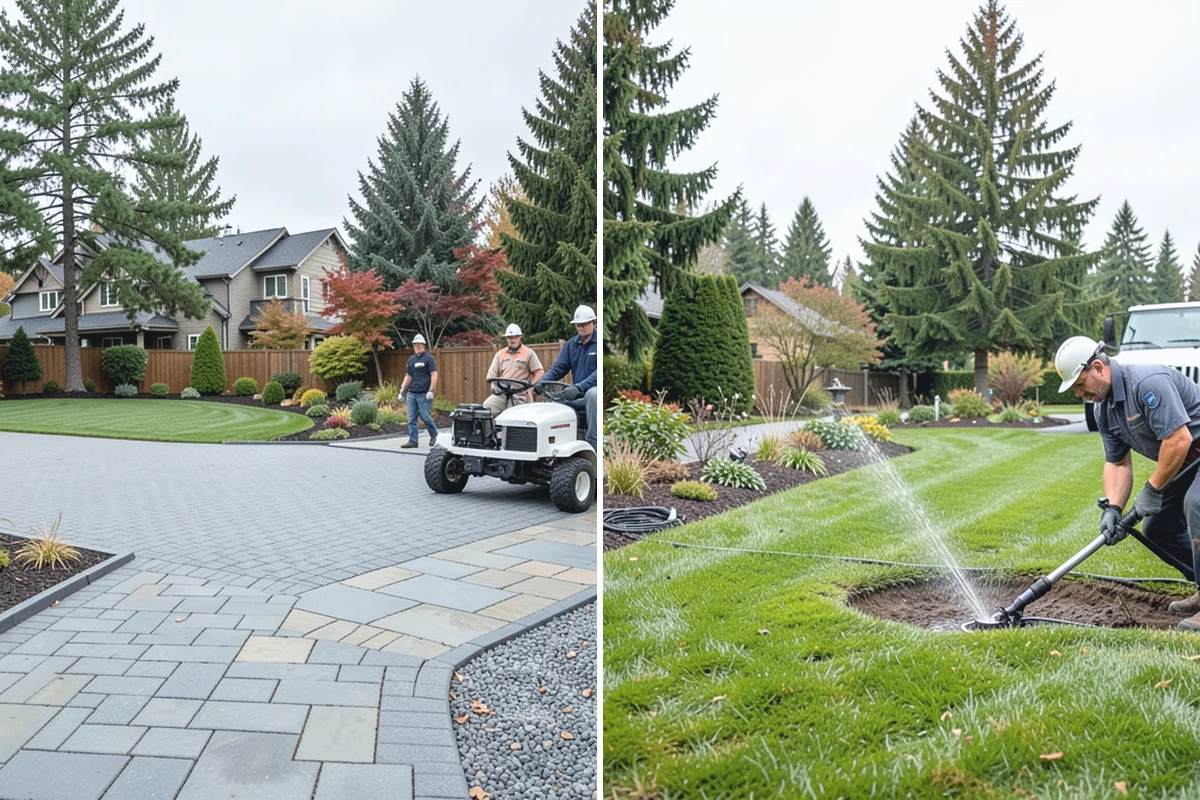 Granite Paver Installation in South Prairie, Pierce County, WA - Confirm layout, finish, and drainage plan