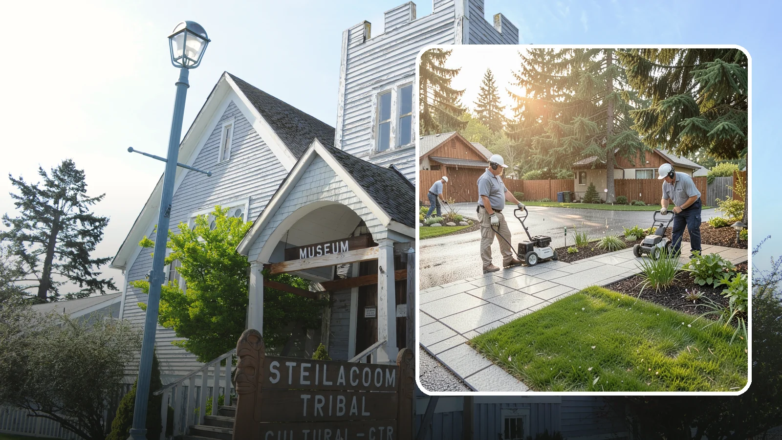 Granite Paver Installation in Steilacoom, Pierce County, WA - Ultra-hard granite pavers with superb color permanence and traction, built for demanding Northwest driveways, steps, and entries.