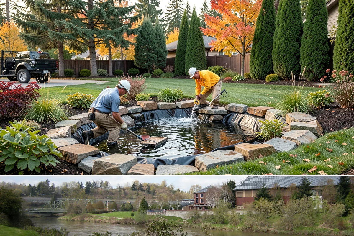 Granite Paver Installation in Tukwila, King County, WA - Best installed spring through fall so the base compacts dry, though dense granite tolerates our wet climate exceptionally well...