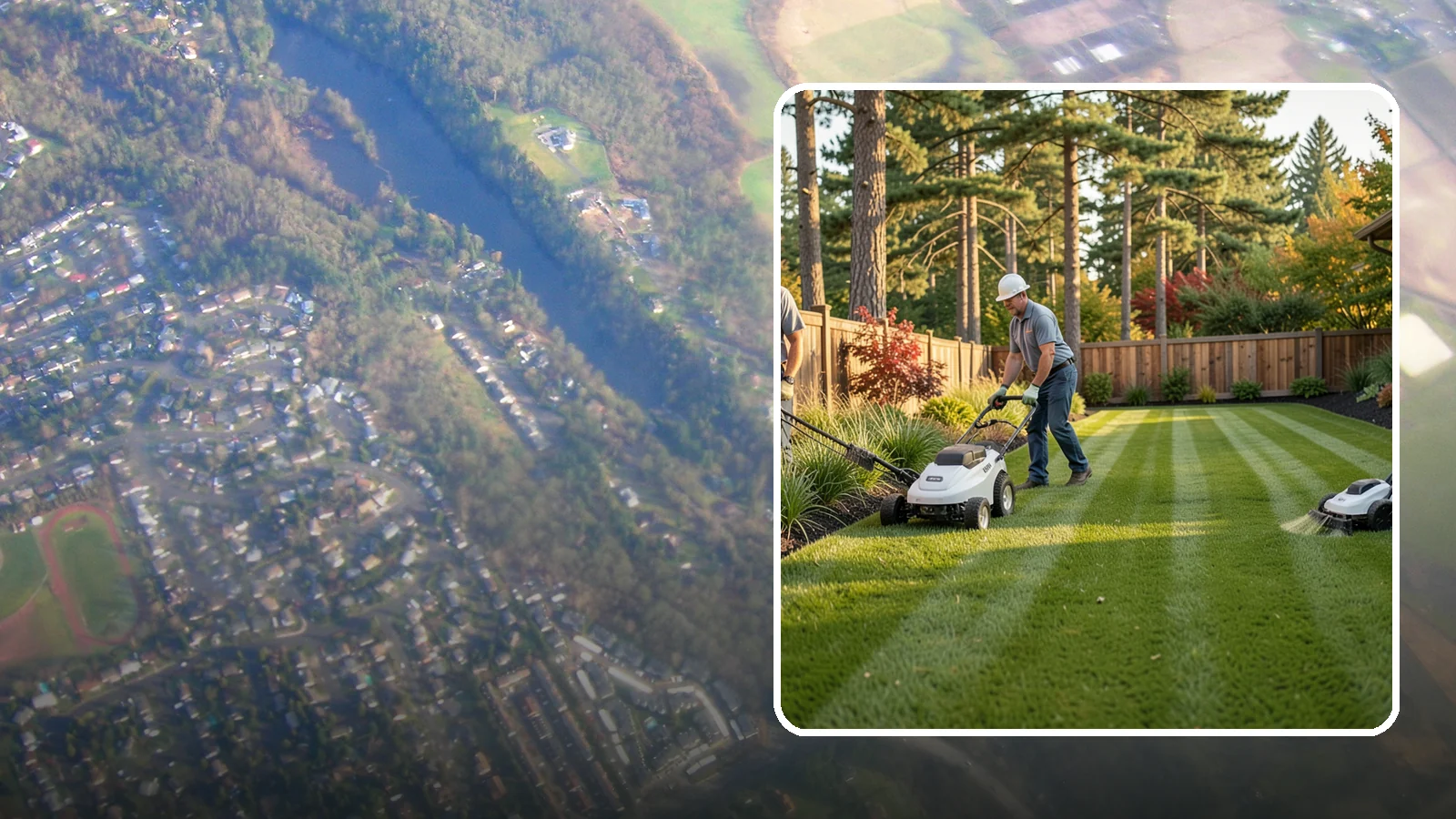 Grass Trimming in Algona, King County, WA - String trimming that reaches the spots a mower cannot, so your whole lawn looks uniformly cut.