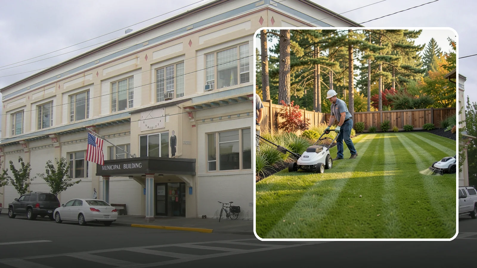 Grass Trimming in Anacortes, Skagit County, WA - String trimming that reaches the spots a mower cannot, so your whole lawn looks uniformly cut.