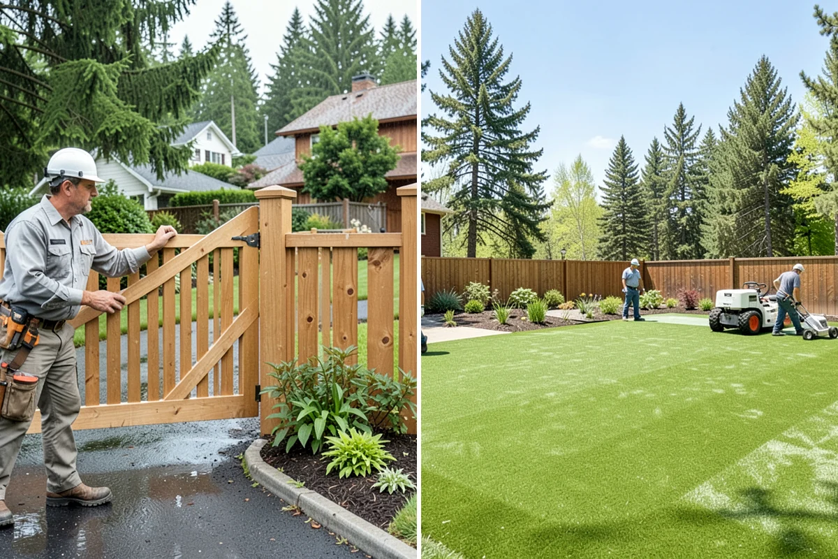 Grass Trimming in Arlington, Snohomish County, WA - Identify areas the mower cannot reach