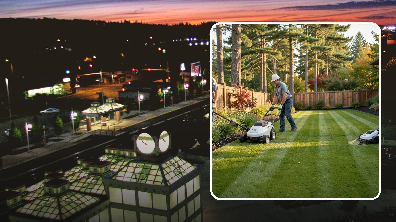 Grass Trimming in Auburn, King County, WA - String trimming that reaches the spots a mower cannot, so your whole lawn looks uniformly cut.